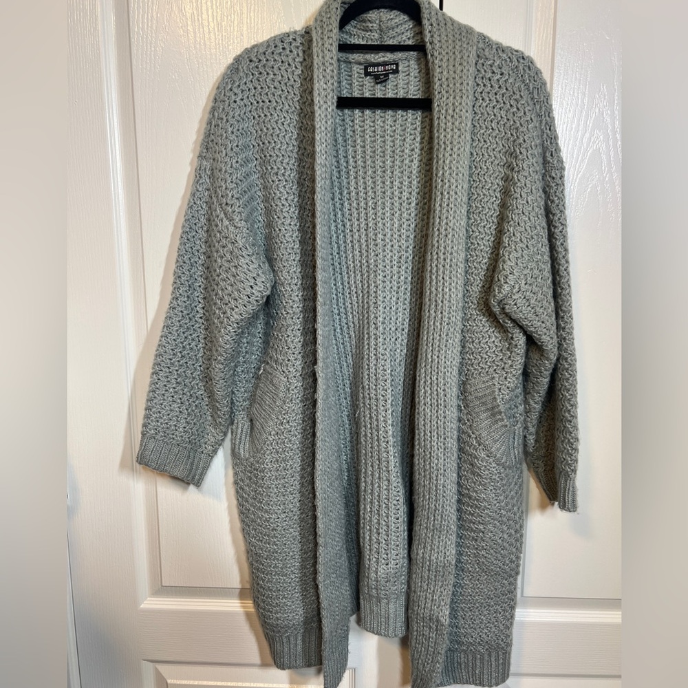 FASHION NOVA Knit Open Sweater